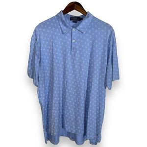 Blue Polo Ralph Lauren Soft Touch Polo Shirt Size XL